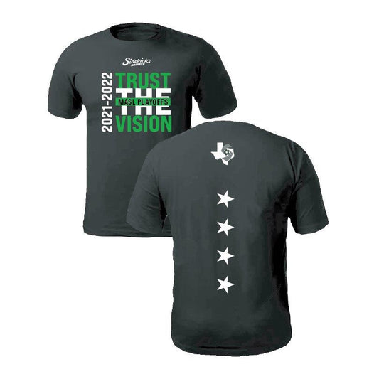 Dallas Sidekicks Trust the Vision Playoff Bracket Tee